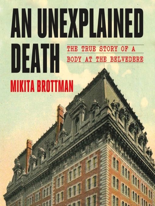 Title details for An Unexplained Death by Mikita Brottman - Wait list